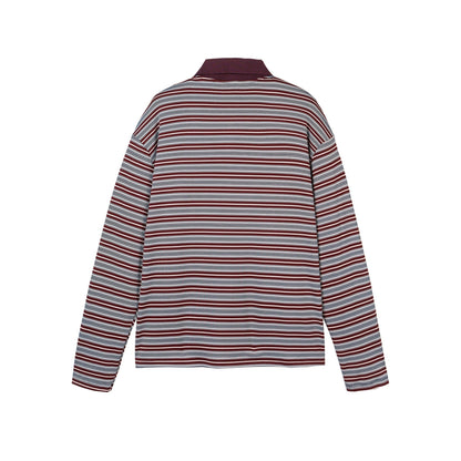 Long Sleeve  Button One Obvious Relaxed Fit Polo Collar